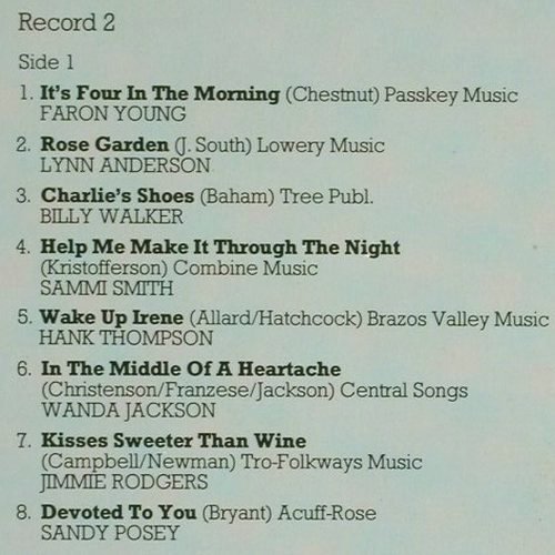 V.A.32 Country & Western Smash Hits: Dave Dudley... Jeannie C.Riley, Foc, Look Back(120001-1), CH,  - 2LP - V6462 - 6,00 Euro