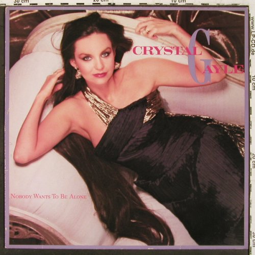Gayle,Crystal: Nobody wants to be alone, m-/vg+, WB(925 154-1), D, 1985 - LP - V6720 - 6,00 Euro