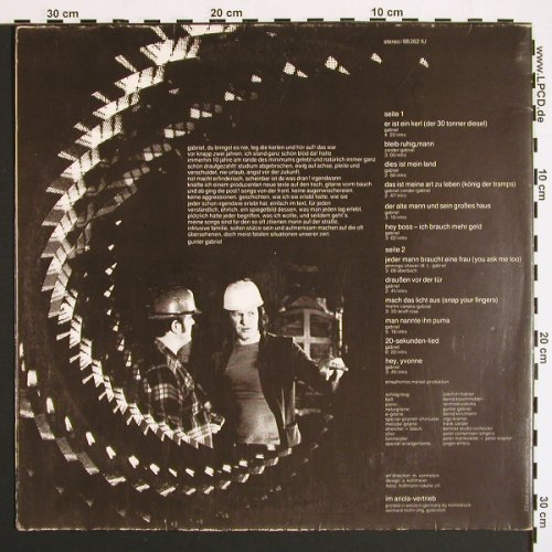 Gabriel,Gunter: Das Ist Meine Art, Foc(PosterCover), Hansa&sol;Stern (88 262 IU), D Typ: LP Best.-Nr.: V7048 Preis: 6,00 Euro.