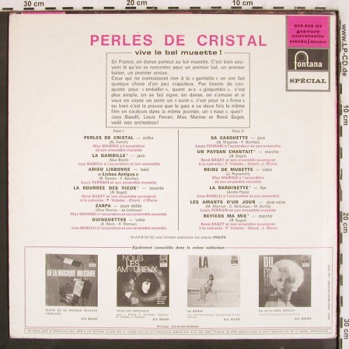 V.A.Perles de Cristal: Vive Le Bal Musette, vg+/m-, Fontana Special (826.508 QY), F Typ: LP Best.-Nr.: V3819 Preis: 6,00 Euro