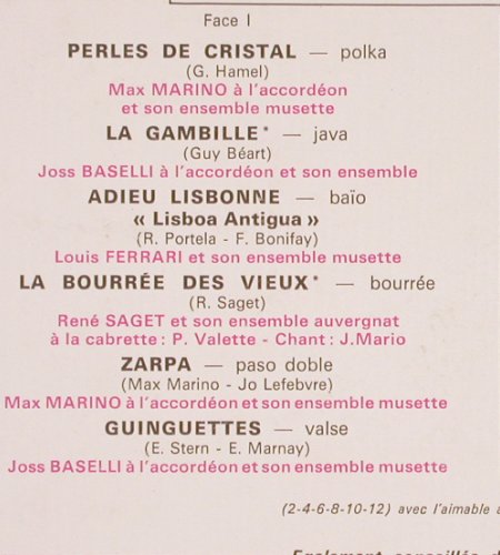 V.A.Perles de Cristal: Vive Le Bal Musette, vg+/m-, Fontana Special (826.508 QY), F Typ: LP Best.-Nr.: V3819 Preis: 6,00 Euro