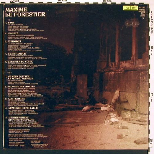 Le Forestier,Maxime: No.5, Foc, Polydor(2473 089), F, 1978 - LP - V5068 - 7,50 Euro