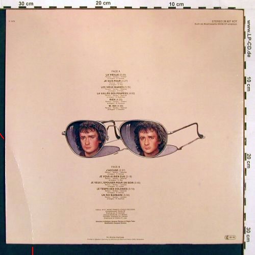 Sardou,Michel: Same, Nr.1 in Frankreich, Ariola (28 607 XOT), D, m /vg+, 1976 Typ: LP Best.-Nr.: V5716 Preis: 5,00 Euro