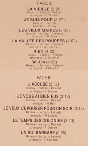 Sardou,Michel: Same, Nr.1 in Frankreich, Ariola (28 607 XOT), D, m /vg+, 1976 Typ: LP Best.-Nr.: V5716 Preis: 5,00 Euro