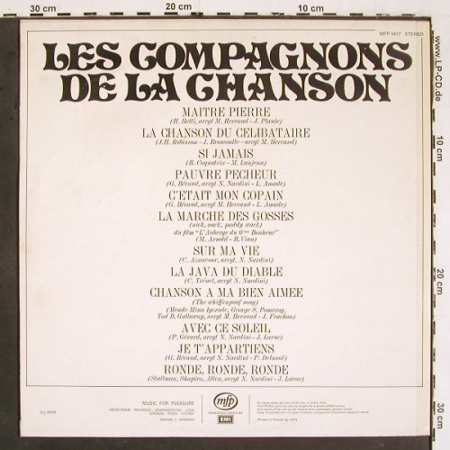 Compagnons de la Chanson: Same, m-/vg+, MFP(5417), F,  - LP - V5750 - 5,00 Euro