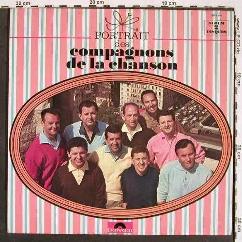 Compagnons de la Chanson: Portrait des, Foc, Polydor(2655 002 G.U.), F,  - 2LP - V5751 - 7,50 Euro