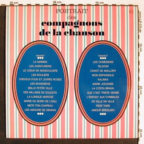 Compagnons de la Chanson: Portrait des, Foc, Polydor(2655 002 G.U.), F,  - 2LP - V5751 - 7,50 Euro