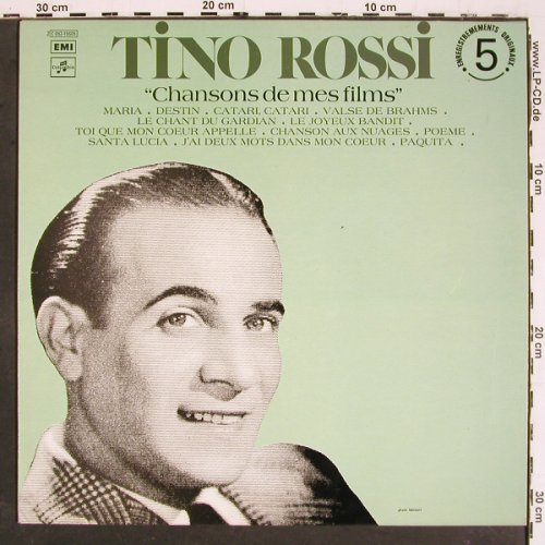 Rossi,Tino: Chansons de mes films (5), Columbia (C 062-15.605), F, 1978 Typ: LP Best.-Nr.: V5757 Preis: 9,00 Euro