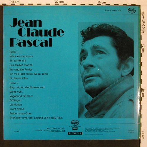 Pascal,Jean Claude: Same, MFP (5410), D Typ: LP Best.-Nr.: V5770 Preis: 7,50 Euro