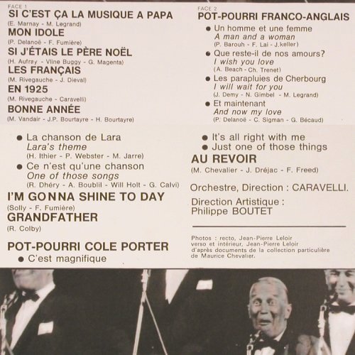 Chevalier,Maurice: In Memorian Maurice, Foc, CBS(S 63196), NL, 1972 - LP - V5834 - 9,00 Euro