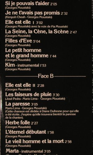 Moustaki,Georges: Same, Foc, Polydor (2417 331), D, 1979 Typ: LP Best.-Nr.: V6109 Preis: 7,50 Euro.