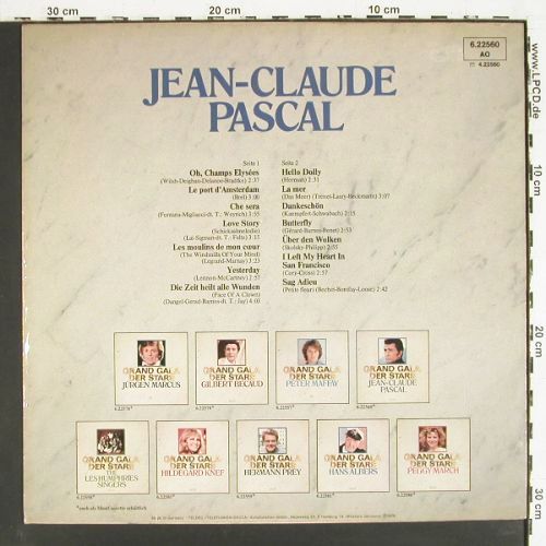 Pascal,Jean Claude: Grand Gala der Stars, Decca(6.22560 AO), D, 1976 - LP - V7767 - 6,00 Euro