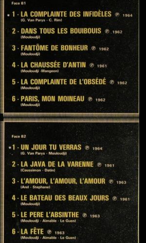 Mouloudji: Le Double Disque d'or de(1961-1964), Vogue(416035), F, Foc,  - 2LP - V7768 - 7,50 Euro