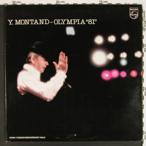 Montand,Yves: Olympia 81, Foc, m-/vg+, Philips(6622 023), F, 1981 - 2LP - V7769 - 7,50 Euro