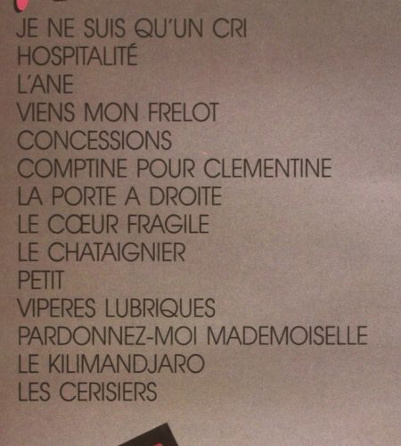 Ferrat,Jean: Je Ne Suis Qu'Un Cri, Foc, Disque Temey (2403741), F, 1985 Typ: LP Best.-Nr.: V7770 Preis: 6,00 Euro.