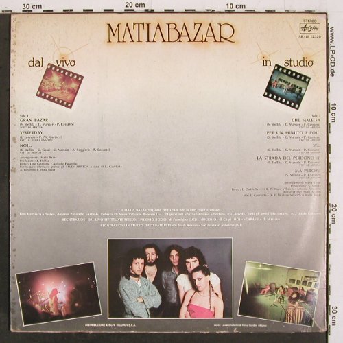 Matia Bazar: Gran Bazar, Foc, m-/vg+, Ariston(AR/LP 12320), I, 1977 - LP - V6697 - 5,00 Euro