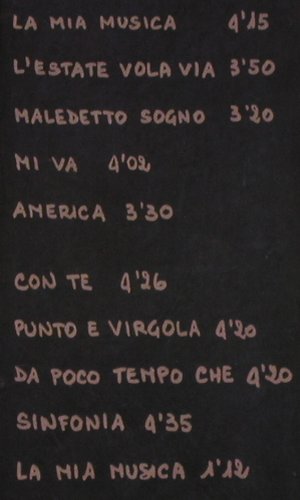 Cutugno,Toto: La Mia Musica, Carosello(0065.503), D, 1981 - LP - V6766 - 9,00 Euro