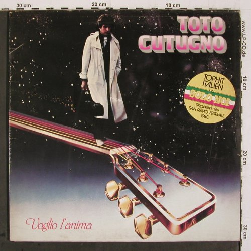 Cutugno,Toto: Voglio l'anima, Foc, m-/vg+, CBS(CBS 84 294), NL, 1980 - LP - V6767 - 6,00 Euro