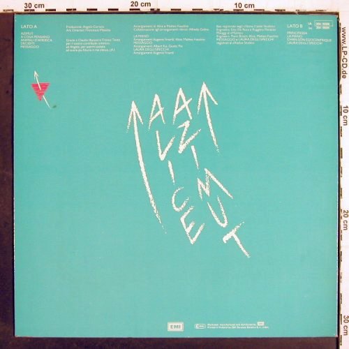 Alice: Azimut, EMI (064-18 596), D, 1982 Typ: LP Best.-Nr.: V6984 Preis: 6,00 Euro.