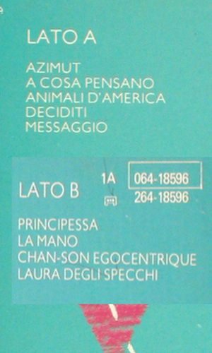 Alice: Azimut, EMI (064-18 596), D, 1982 Typ: LP Best.-Nr.: V6984 Preis: 6,00 Euro.