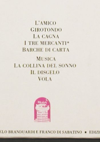 Branduardi,Angelo: Branduardi, Foc, ital&sol;deut. Text, Musiza (203 981-320), D Typ: LP Best.-Nr.: V7718 Preis: 7,50 Euro.