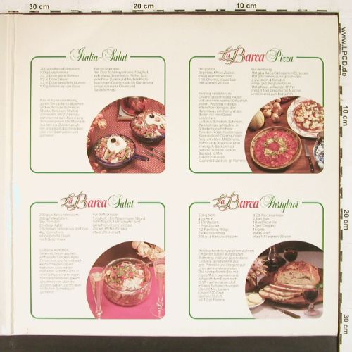V.A.Super Italia &sol; La Barca Fete: Toto Cutugno...I Santo California, K-tel&sol;D&ouml;lling Elmshorn (TG 1571), D, 1985 Typ: LP Best.-Nr.: V7721 Preis: 10,00 Euro.