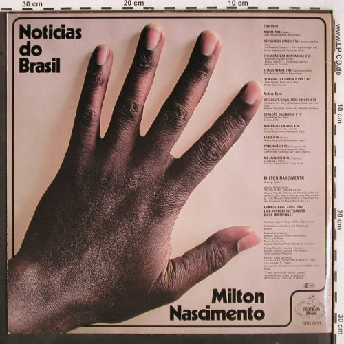 Nascimento,Milton: Noticias do Brasil, Tropical Music(680.003), D, 1983 - LP - V3288 - 9,00 Euro