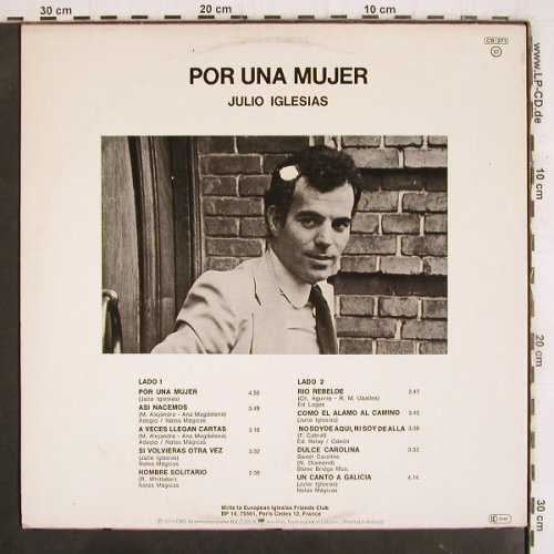 Iglesias,Julio: Por Una Mujer, m /vg+, CBS(82 847), NL, 1978 - LP - V4094 - 6,00 Euro