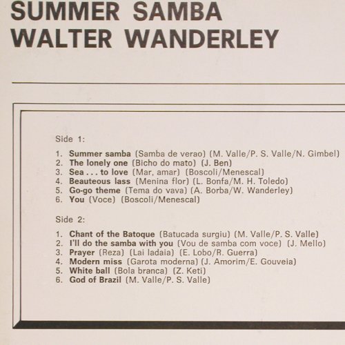 Wanderley,Walter: Brazilian Blend, Fontana (858 023 FPY), NL, 1967 Typ: LP Best.-Nr.: V4654 Preis: 20,00 Euro