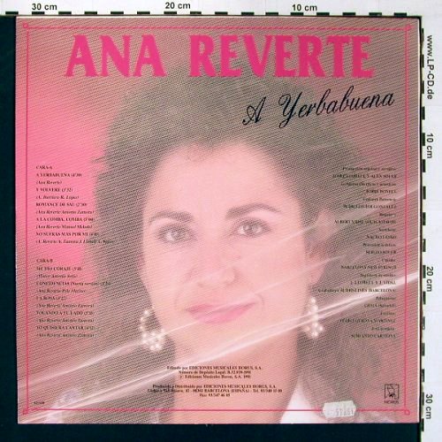 Reverte,Ana: A Yerbabuena, Hortus(42.008), E, 1991 - LP - V5550 - 6,00 Euro