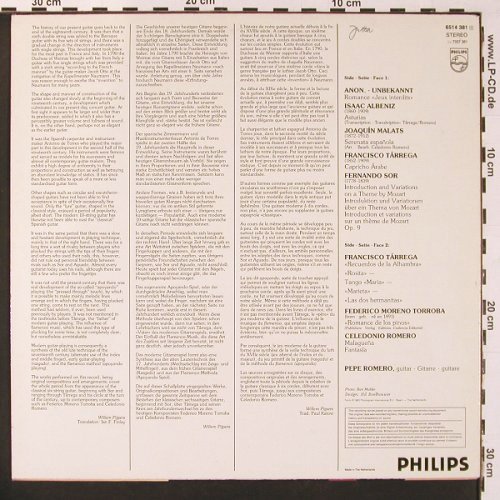 Romero,Pepe: Famose Spanish Guitar Music, Philips(6514 381), NL, 1983 - LP - V5601 - 7,50 Euro
