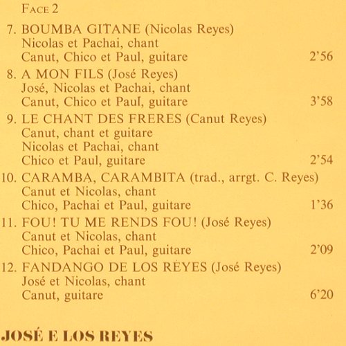Jose e Los Reyes: Gitan Poete, Polydor (2417 116), D, 1978 Typ: LP Best.-Nr.: V6053 Preis: 7,50 Euro