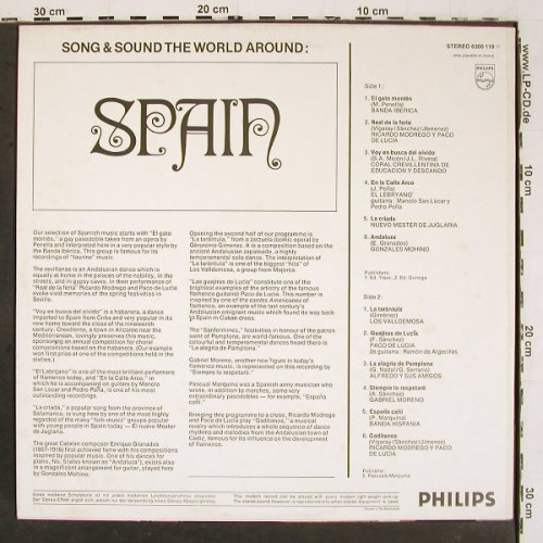 V.A.Spain (1957-1974): Songs & Sound The World Around, Philips (6300 119), NL Typ: LP Best.-Nr.: V6490 Preis: 6,00 Euro.