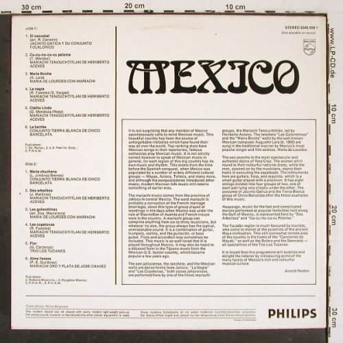 V.A.Mexico (1968-1973): Songs & Sound The World Around, Philips (6345 056), NL Typ: LP Best.-Nr.: V6492 Preis: 7,50 Euro.
