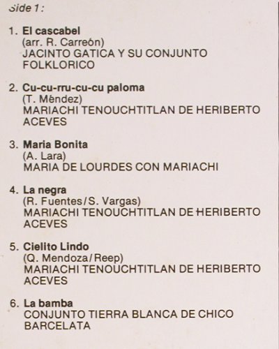 V.A.Mexico (1968-1973): Songs & Sound The World Around, Philips (6345 056), NL Typ: LP Best.-Nr.: V6492 Preis: 7,50 Euro.