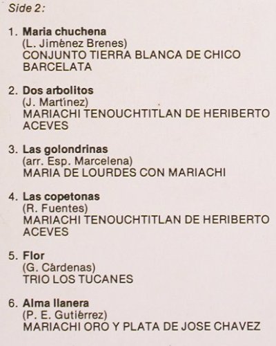 V.A.Mexico (1968-1973): Songs & Sound The World Around, Philips (6345 056), NL Typ: LP Best.-Nr.: V6492 Preis: 7,50 Euro.