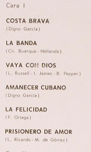 Garcia,Digno  y sus Carios: En La Costa Brava, Belter(44.212), E,  - LP - V6759 - 6,00 Euro