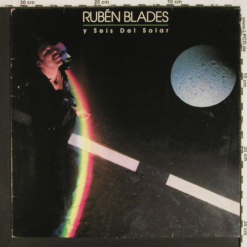 Blades,Ruben Y Seis Del Solar: Aqua de Luna, Moon Water, m-&sol;vg+, Electra (960 721-1), E, 1987 Typ: LP Best.-Nr.: V7973 Preis: 7,50 Euro.