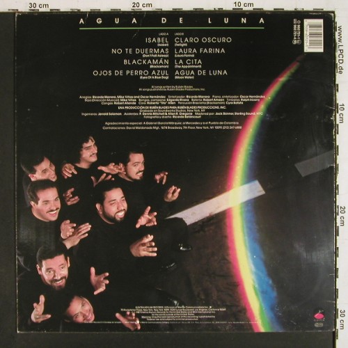 Blades,Ruben Y Seis Del Solar: Aqua de Luna, Moon Water, m-&sol;vg+, Electra (960 721-1), E, 1987 Typ: LP Best.-Nr.: V7973 Preis: 7,50 Euro.