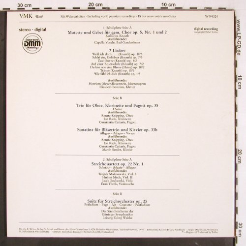 Weiske,Georg: Kammermusik, Foc, m / vg+, VMK Krebshilfe(W 94024), D, 1985 - 2LP - K1359 - 12,50 Euro