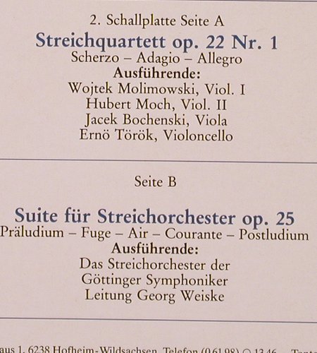 Weiske,Georg: Kammermusik, Foc, m / vg+, VMK Krebshilfe(W 94024), D, 1985 - 2LP - K1359 - 12,50 Euro