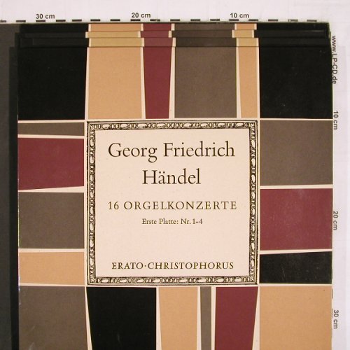 Händel,Georg Friedrich: 16 Orgelkonzerte, 1-16, Christophorus(CGLP 75 722/725), D, Mono,  - LP*4 - K1375 - 17,50 Euro
