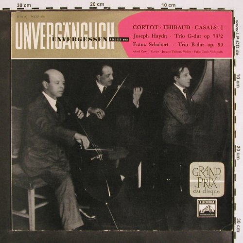 Haydn,Joseph / Schubert: Trio Klavier,Violine & Violoncello, Electrola, Folge 103(E 80 487), D,vg+/m-,  - LP - K1390 - 9,00 Euro