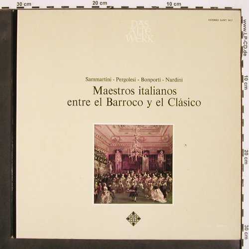 V.A.Maestros italianos entre el: Borroco y el Clasico, Telefunken, Muster(SAWT 9415), E, 1974 - LP - K1398 - 7,50 Euro