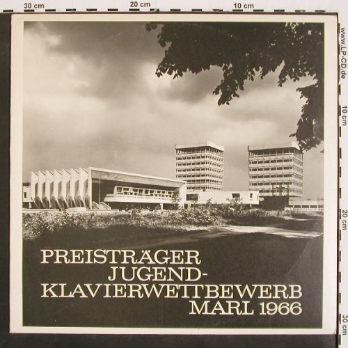 V.A.4.Deutscher Jugend-: Klavierwettbewerb, Marl 1966, jugend musiziert/DGr. (629 946), D, 1966 Typ: LP Best.-Nr.: K1402 Preis: 12,50 Euro