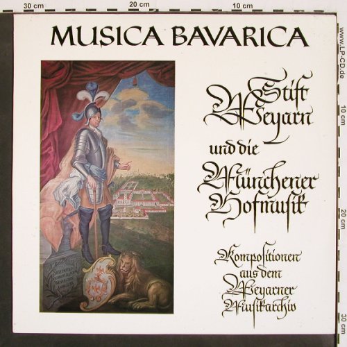 V.A.Stift Weyarn u.d.Münch.Hofmusik: J.W.Michl,Fr.Gleisner, L.J.Ott Crsa, Musica Bavarica (MB 303), D, 1973 Typ: LP Best.-Nr.: K1403 Preis: 9,00 Euro
