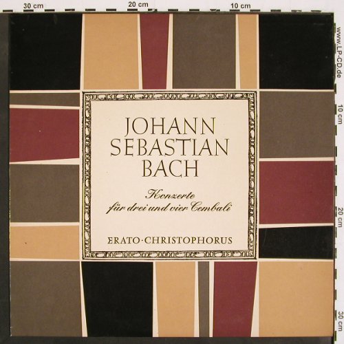 Bach,Johann Sebastian: Konzerte für drei und vier Cembali, Christophorus (CGLP 75 739), D, Mono Typ: LP Best.-Nr.: K1406 Preis: 9,00 Euro