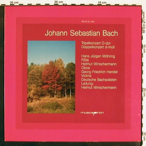 Bach,Johann Sebastian: Tripelkonzert D-dur, Doppelk.d-moll, Musicaphon (BM 30 SL 4201), D, 1980 Typ: LP Best.-Nr.: K1412 Preis: 9,00 Euro