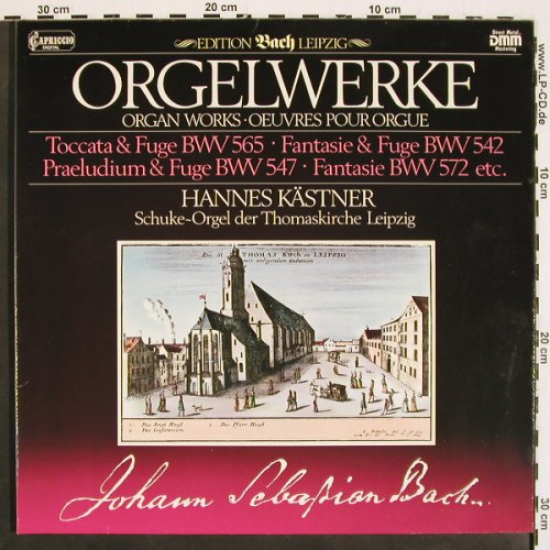 Bach,Johann Sebastian: Orgelwerke,Toccata uFuge d-moll,565, Capriccio (41 578 6), D, 1984 Typ: LP Best.-Nr.: K1414 Preis: 7,50 Euro