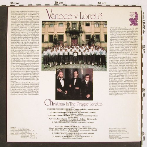 V.A.Christmas in the Prague Loretto: Vanoce v Lorete, Händel... Bach, Muzeum Hlavniho Mesta P. (M1 0005 1-211), CZ,Booklet, 1990 Typ: LP Best.-Nr.: K1419 Preis: 6,00 Euro
